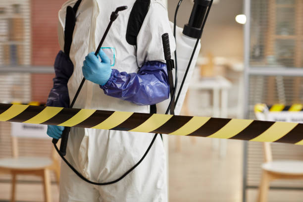 Professional Crime Scene Cleanup technician working in Ridgecrest, FL